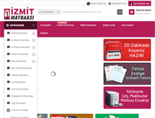 Tablet Screenshot of izmitmatbaasi.com